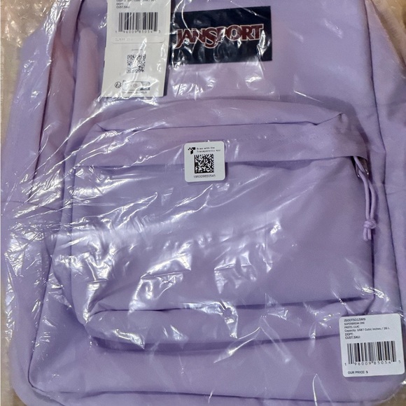 Jansport Handbags - Jansport Lavender Single-Compartment Backpack